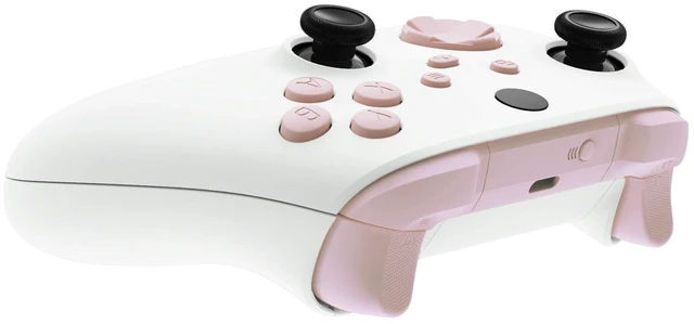 Alt view image 6 of 7 - eXtremeRate Replacement Buttons for Xbox Series X & S Controller, Cherry Blossoms Pink Custom Repair Kit Bumpers Trigers Dpad ABXY Start Back Sync Share Keys Parts for Xbox Core Wireless Controller