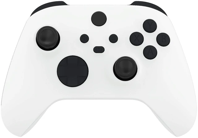 Main image of eXtremeRate Replacement Buttons for Xbox Series X & S Controller, Black Custom Repair Kit LB RB LT RT Bumpers Trigers Dpad ABXY Start Back Sync Share Keys Parts for Xbox Core Wireless Controller