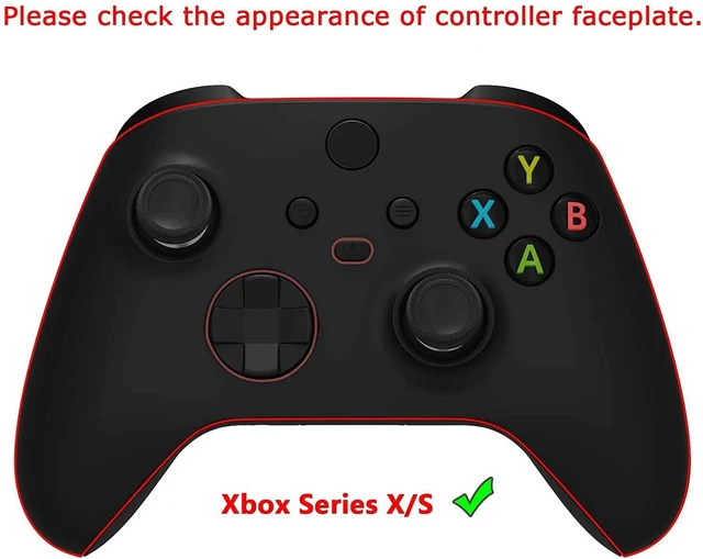Alt view image 2 of 7 - eXtremeRate Replacement Buttons for Xbox Core Wireless Controller, Chrome Gold Glossy Custom LB RB LT RT Bumpers Trigers Dpad ABXY Start Back Sync Share Keys Parts for Xbox Series X & S Controller