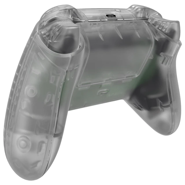 Alt view image 5 of 7 - eXtremeRate Full Set Shell Buttons for Xbox Series X & S Controller, Glow in Dark - Green Replacement Side Rails Grips Front Back Plate Cover for Xbox Core Wireless - Controller NOT Included