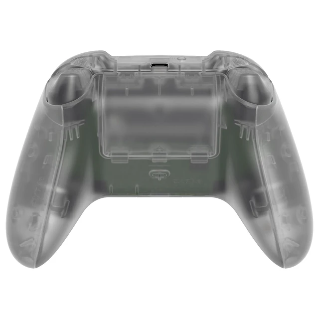 Alt view image 6 of 7 - eXtremeRate Full Set Shell Buttons for Xbox Series X & S Controller, Glow in Dark - Green Replacement Side Rails Grips Front Back Plate Cover for Xbox Core Wireless - Controller NOT Included