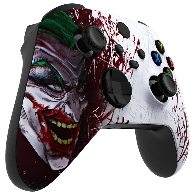 Alt view image 4 of 7 - eXtremeRate Custom Shell for Xbox Series X & S Controller - Revitalize Your Controller - Clown Hahaha Replacement Cover Front Housing Cover for Xbox Core Wireless Controller