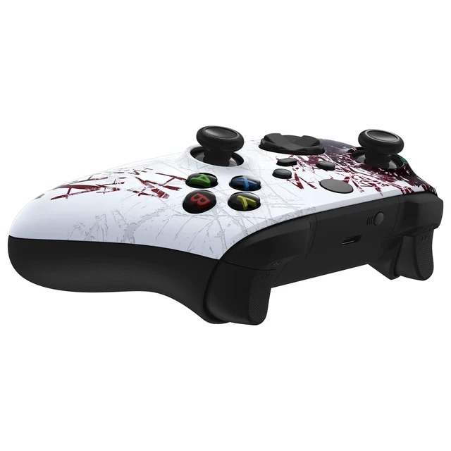 Alt view image 7 of 7 - eXtremeRate Custom Shell for Xbox Series X & S Controller - Revitalize Your Controller - Clown Hahaha Replacement Cover Front Housing Cover for Xbox Core Wireless Controller