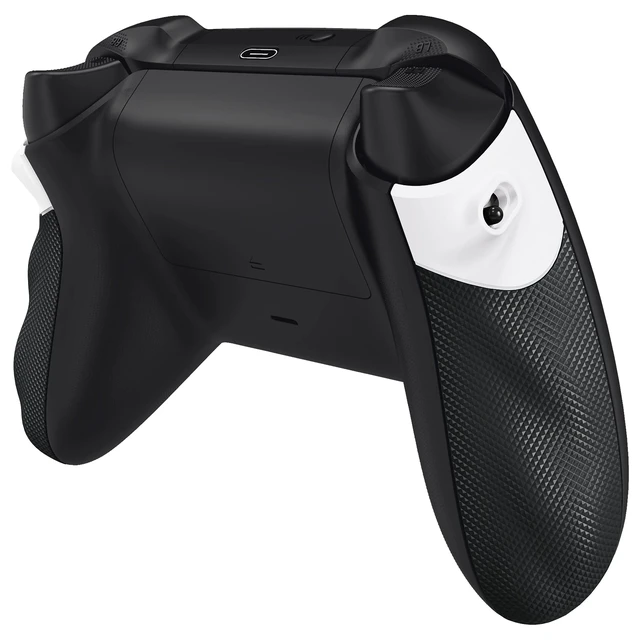 Alt view image 7 of 7 - eXtremeRate Flexor Rubberized Side Rails Grips Trigger Stop Kit for Xbox Series X/S Controller, Anti-Slip Ergonomic Trigger Stopper Handle Grips for Xbox Core Controller Diamond Textured White