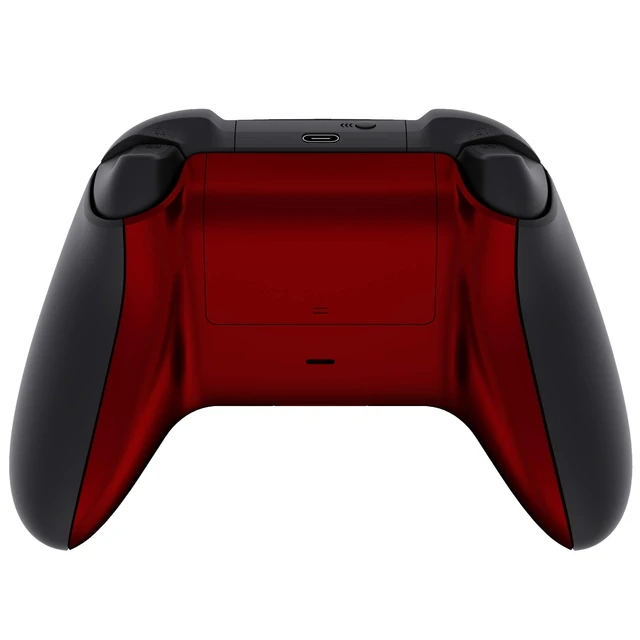 Alt view image 3 of 7 - eXtremeRate Custom Back Cover Shell for Xbox Core Wireless Controller, Scarlet Red Replacement Battery Cover & Bottom Shell for Xbox Series X & S Controller