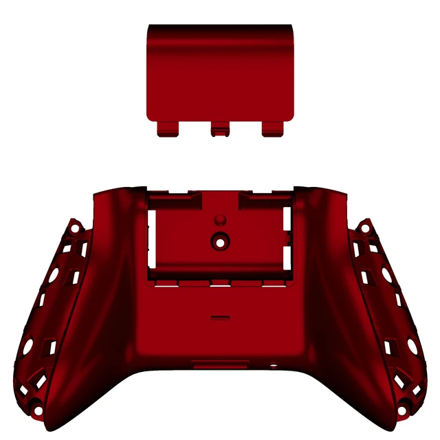 Alt view image 4 of 7 - eXtremeRate Custom Back Cover Shell for Xbox Core Wireless Controller, Scarlet Red Replacement Battery Cover & Bottom Shell for Xbox Series X & S Controller