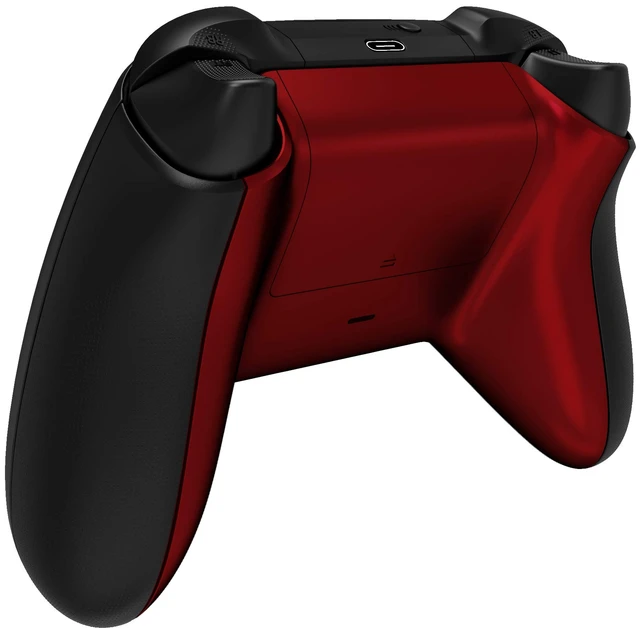 Alt view image 5 of 7 - eXtremeRate Custom Back Cover Shell for Xbox Core Wireless Controller, Scarlet Red Replacement Battery Cover & Bottom Shell for Xbox Series X & S Controller