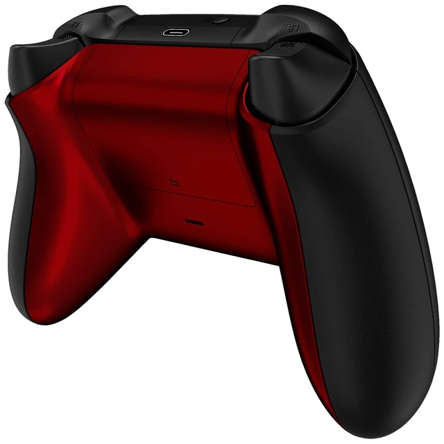 Alt view image 6 of 7 - eXtremeRate Custom Back Cover Shell for Xbox Core Wireless Controller, Scarlet Red Replacement Battery Cover & Bottom Shell for Xbox Series X & S Controller