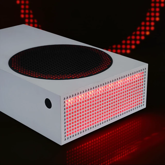 Alt view image 7 of 7 - eXtremeRate RGB LED Light Strip for Xbox Series S Console Fan Vent, 39 Effects Multi Color Changing Flexible Tape Light Strip Kit for Xbox Series S Console with IR Remote, DIY Decoration Accessories