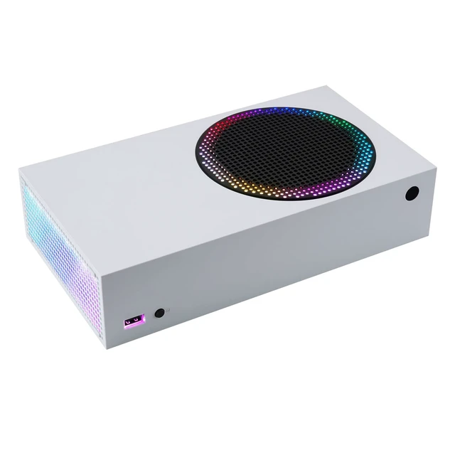 Alt view image 2 of 7 - eXtremeRate RGB LED Light Strip for Xbox Series S Console Fan Vent, 39 Effects Multi Color Changing Flexible Tape Light Strip Kit for Xbox Series S Console with IR Remote, DIY Decoration Accessories