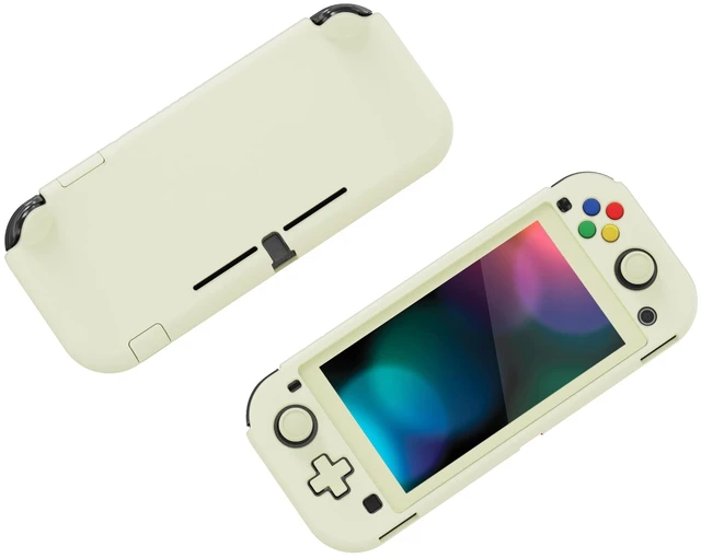 Alt view image 6 of 7 - PlayVital Protective Grip Case for Nintendo Switch Lite, Hard Cover Protector for Nintendo Switch Lite - Screen Protector & Thumb Grips & Buttons Caps Stickers Included - Antique Yellow