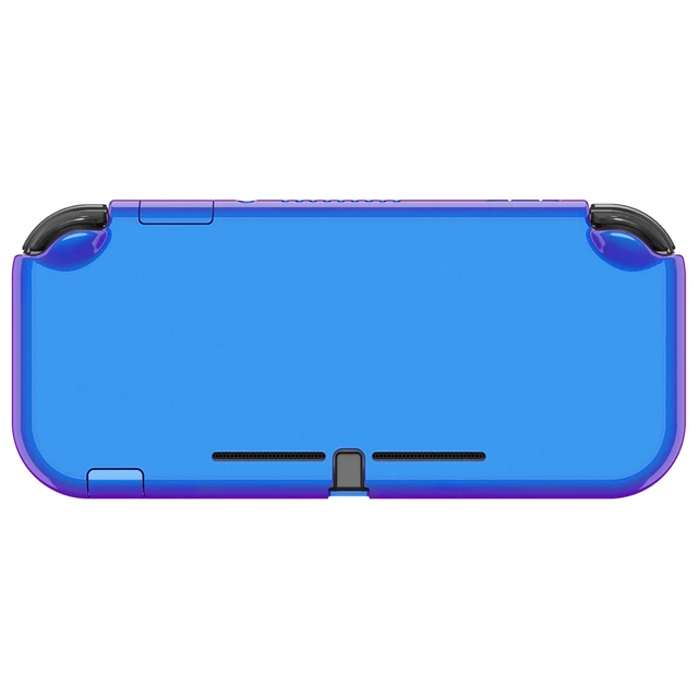 Alt view image 6 of 7 - PlayVital Glossy Chameleon Purple Blue Protective Case for Nintendo Switch Lite, Hard Cover Protector for Nintendo Switch Lite - 1 x Black Border Tempered Glass Screen Protector Included