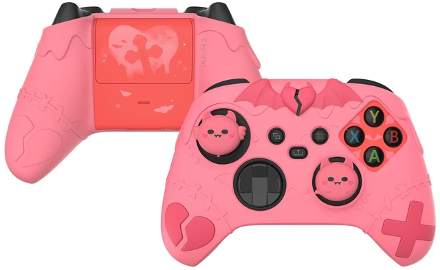 Main image of PlayVital Gothic Imp Series Cute Silicone Skin for Xbox Series X & S Controller, Anti-Slip Grip Silicone Cover, Protective Silicone Case for Xbox Core Controller with Thumb Grips, Black