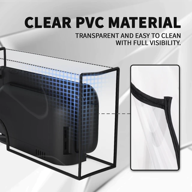 Alt view image 5 of 7 - PlayVital Dust Cover for Nintendo Switch 2, Anti-Scratch Dust Guard Waterproof Cover Sleeve for Nintendo Switch 2 Console & Charging Dock -Transparent