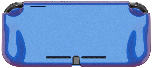 Alt view image 7 of 7 - PlayVital ZealProtect Protective Case for Nintendo Switch Lite, Ergonomic Grip Hard Cover - Durable Shock-absorbent Anti-Scratch with Screen Protector & Thumb Grip Button Caps, Chameleon Purple Blue