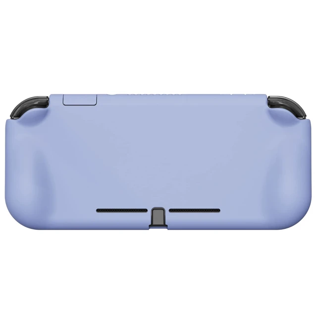 Alt view image 7 of 7 - PlayVital ZealProtect Protective Case for Nintendo Switch Lite, Ergonomic Grip Hard Cover - Durable Comfort Shock-absorbent Anti-Scratch with Screen Protector & Thumb Grip Button Caps, Light Violet