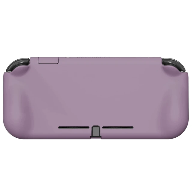 Alt view image 7 of 7 - PlayVital ZealProtect Protective Case for Nintendo Switch Lite, Ergomomic Grip Hard Cover - Durable Shock-absorbent Anti-Scratch with Screen Protector & Thumb Grip Button Caps, Dark Grayish Violet