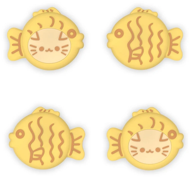 Main image of PlayVital Joystick Caps for Nintendo Switch, Thumbstick Caps for Switch Lite, Analog Cover for OLED Joycon Thumb Grips - Taiyaki Kitten