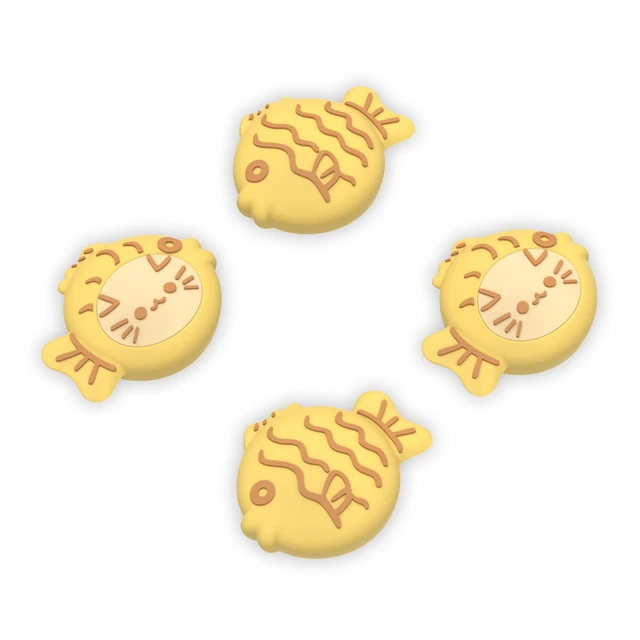 Alt view image 5 of 6 - PlayVital Joystick Caps for Nintendo Switch, Thumbstick Caps for Switch Lite, Analog Cover for OLED Joycon Thumb Grips - Taiyaki Kitten