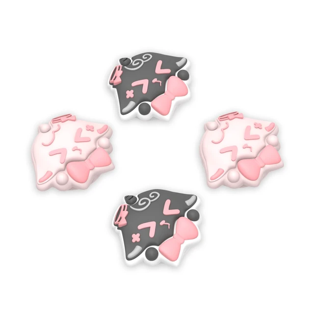 Alt view image 5 of 6 - PlayVital Joystick Caps for Nintendo Switch, Thumbstick Caps for Switch Lite, Analog Cover for OLED Joycon Thumb Grips - Needy Sheep