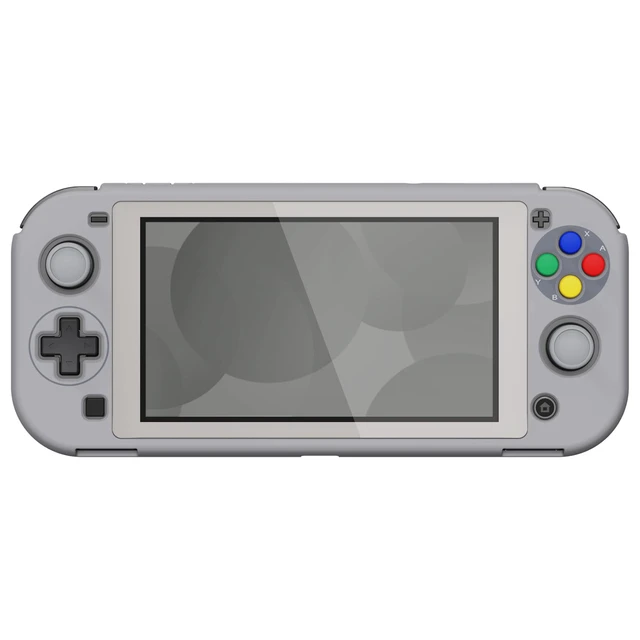 Alt view image 6 of 7 - PlayVital ZealProtect Protective Case for Nintendo Switch Lite, Hard Shell Ergonomic Grip Cover for Nintendo Switch Lite w/Screen Protector & Thumb Grip Caps & Button Caps - SFC SNES Classic EU Style