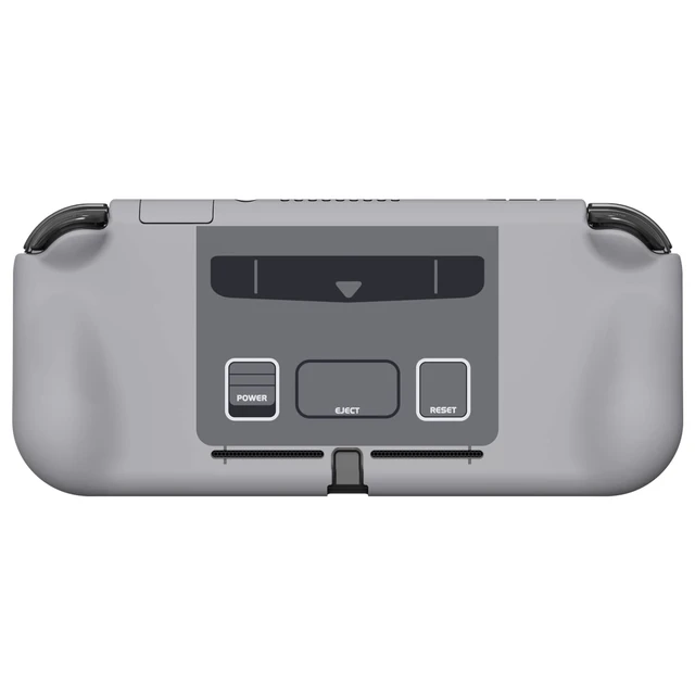 Alt view image 7 of 7 - PlayVital ZealProtect Protective Case for Nintendo Switch Lite, Hard Shell Ergonomic Grip Cover for Nintendo Switch Lite w/Screen Protector & Thumb Grip Caps & Button Caps - SFC SNES Classic EU Style