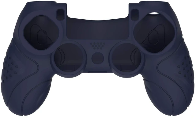 Alt view image 2 of 7 - PlayVital Guardian Edition Midnight Blue Soft Anti-Slip Controller Silicone Case Cover for ps4, Rubber Protector Skins with Joystick Caps for ps4 Slim for ps4 Pro Controller