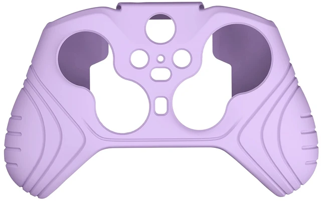 Alt view image 3 of 7 - playvital Samurai Edition Anti Slip Silicone Case Cover for Xbox Elite Wireless Controller Series 2 Core, Ergonomic Soft Rubber Skin Protector for Xbox Elite Series 2 with Thumb Grips - Mauve Purple