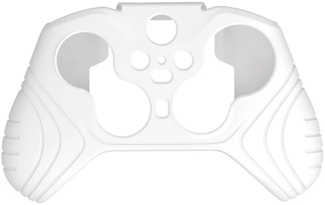 Alt view image 3 of 7 - PlayVital Samurai Edition Anti Slip Silicone Case Cover for Xbox Elite Wireless Controller Series 2 Core, Ergonomic Soft Rubber Skin Protector for Xbox Elite Series 2 with Thumb Grip Caps - White