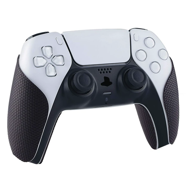 Alt view image 4 of 7 - PlayVital Anti-Skid Sweat-Absorbent Controller Grip for ps5, Professional Textured Soft Rubber Pads Handle Grips for ps5 Controller