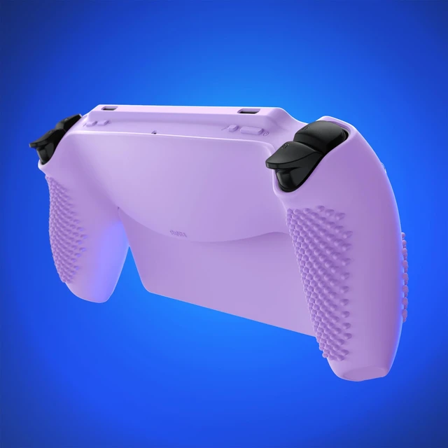 Alt view image 5 of 7 - PlayVital Design for PS Portal Silicone Protective Case with Thumb Grips Enhanced Grip Comfort | Anti-Slip 3D Studded Design | Full Protection Mauve Purple