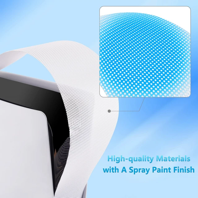 Alt view image 4 of 7 - PlayVital Dust Filter & Silicone Plug Set for ps5 Pro Console, Anti-Dust Protection Accessories for ps5 Pro Console with Durable Silicone Port Covers, Easy Installation, White