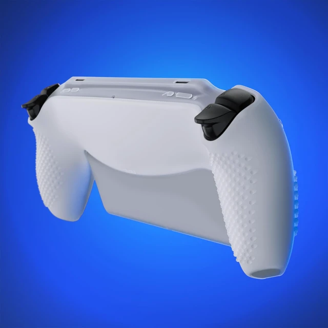 Alt view image 5 of 7 - PlayVital Design for PS Portal Silicone Protective Case with Thumb Grips Enhanced Grip Comfort | Anti-Slip 3D Studded Design | Full Protection | Perfect Fit - Clear White