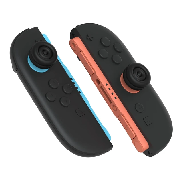 Alt view image 7 of 7 - PlayVital for Switch 2 Thumbs Cushion Caps Thumb Grips (4-Pack) | Silicone Joystick Grip Cover for Nintendo Switch 2 Joycon, Anti-Fatigue Design | Black