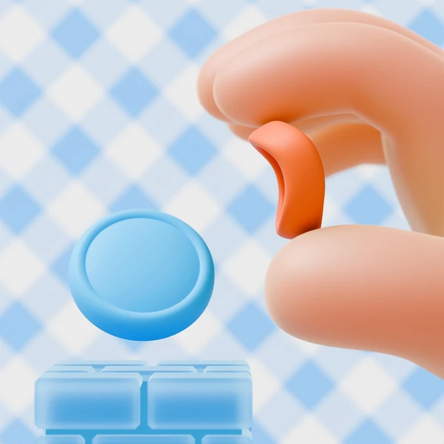 Alt view image 7 of 7 - PlayVital Button Caps + Thumb Grip Set for Nintendo Switch 2, 8 Silicone Colorful ABXY Directional Button Covers & 4 Joystick Caps for Joycon - Black & New Hop Gray & Blue & Orange