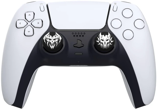 Alt view image 7 of 7 - PlayVital Halloween Thumb Grip Caps for Nintendo Switch 2 Pro, Switch Pro Controller, Joystick Caps Cover for ps5, Edge, ps4, Xbox Series X/S, Xbox One, Elite Series 2 Controller - Lich Demons