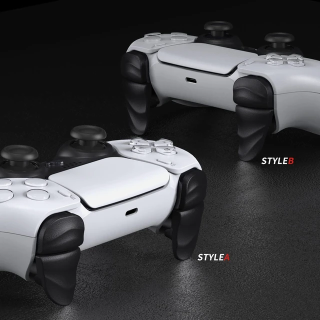 Alt view image 5 of 7 - PlayVital Dune 2 Pairs Trigger Stop Shoulder Buttons Extension Kit for ps5 Controller, Stopper Bumper Trigger Extenders for PS Portal, Game Improvement Adjusters for ps5 Edge - Black