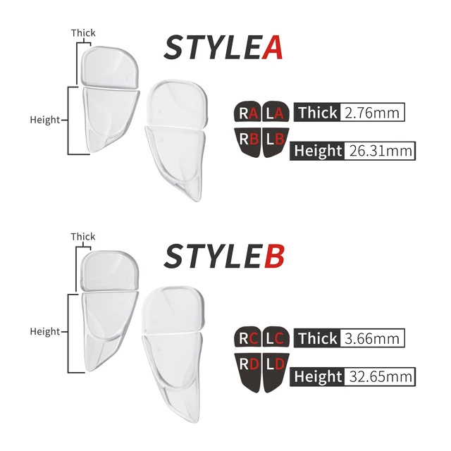 Alt view image 3 of 7 - PlayVital Blade 2 Pairs Shoulder Buttons Extension Triggers for ps5 Controller, Game Improvement Adjusters for PS Portal Remote Player, Bumper Trigger Extenders for ps5 Edge - Semi-Transparent Clear
