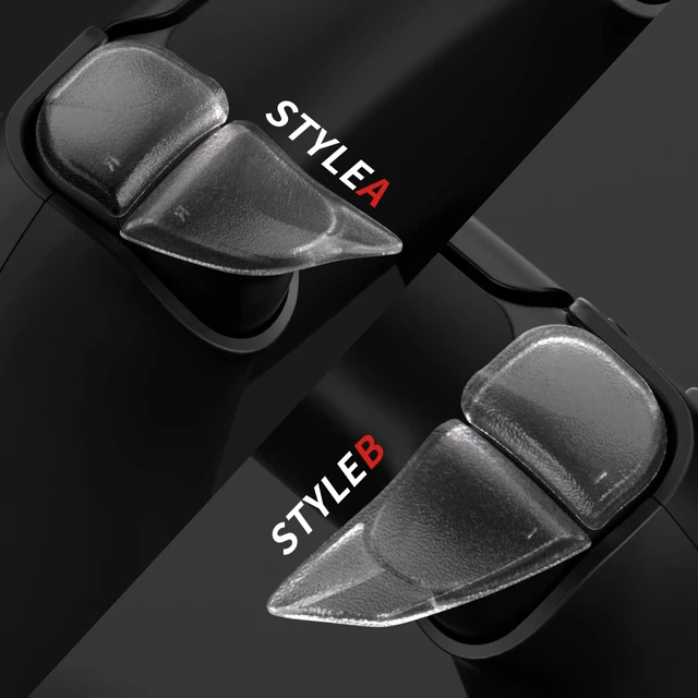 Alt view image 4 of 7 - PlayVital Blade 2 Pairs Shoulder Buttons Extension Triggers for ps5 Controller, Game Improvement Adjusters for PS Portal Remote Player, Bumper Trigger Extenders for ps5 Edge - Semi-Transparent Clear