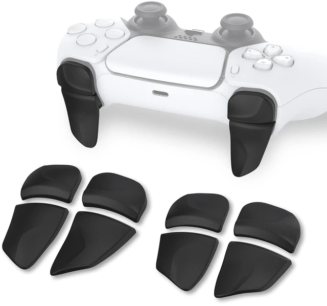 Main image of PlayVital Blade 2 Pairs Shoulder Buttons Extension Triggers for ps5 Controller, Game Improvement Adjusters for PS Portal Remote Player, Bumper Trigger Extenders for ps5 Edge Controller - Black