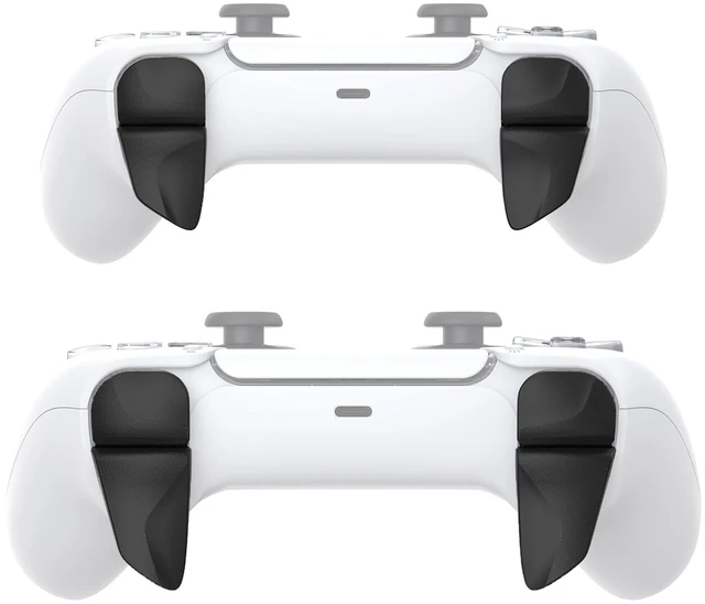 Alt view image 5 of 7 - PlayVital Blade 2 Pairs Shoulder Buttons Extension Triggers for ps5 Controller, Game Improvement Adjusters for PS Portal Remote Player, Bumper Trigger Extenders for ps5 Edge Controller - Black