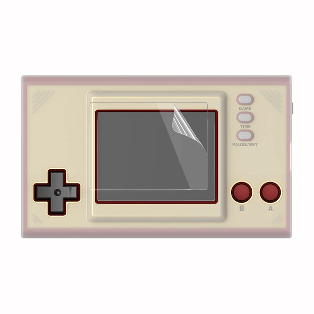 Alt view image 4 of 7 - PlayVital Semi-Transparent Clear Silicone Cover Protective Case Skin for Nintendo Game & Watch: Super Mario Bros w/ 2 Pcs Screen Protectors