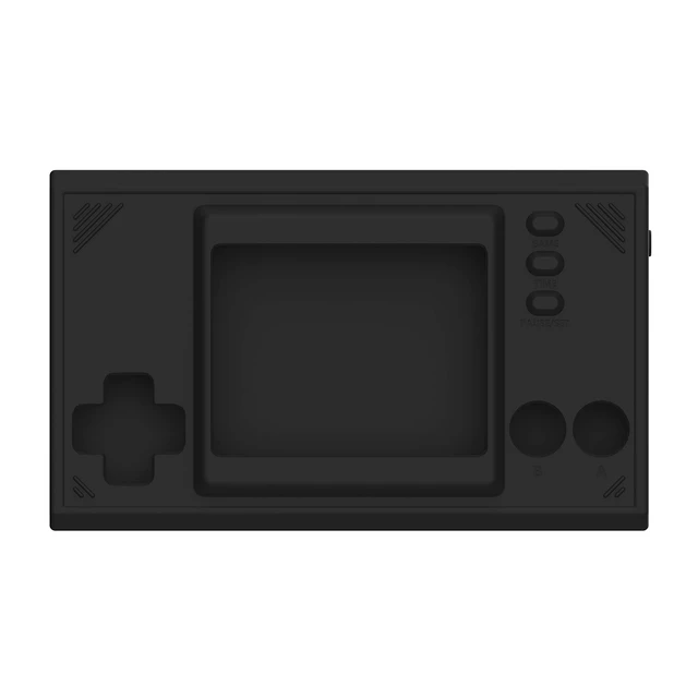 Alt view image 5 of 5 - playvital Black Silicone Cover Protective Case Skin for Nintendo Game & Watch: Super Mario Bros w/ 2 Pcs Screen Protectors