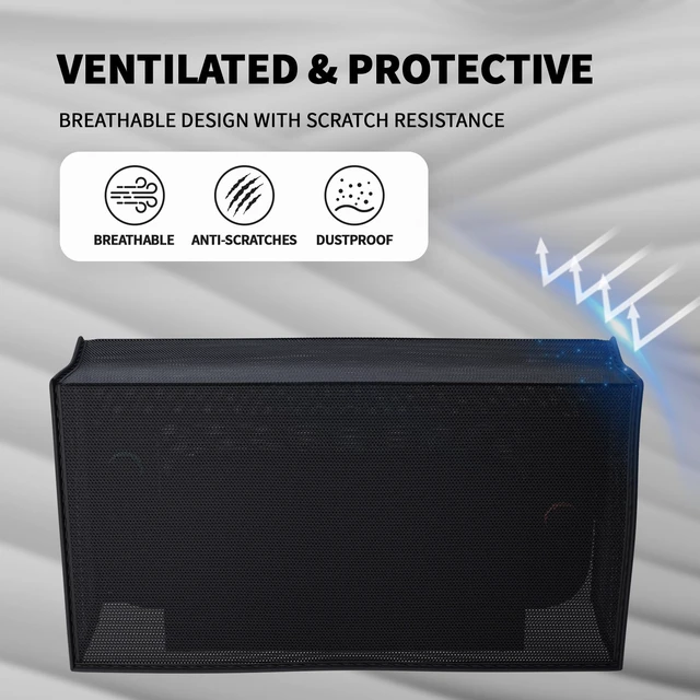 Alt view image 3 of 7 - PlayVital Breathable Dust Cover for Nintendo Switch 2, Anti-Scratch Nylon Dust Guard Waterproof Cover Sleeve for Nintendo Switch 2 Console & Charging Dock -Black