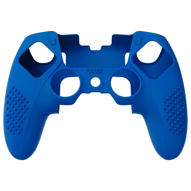 Alt view image 2 of 7 - PlayVital 3D Studded Edition Anti-Slip Silicone Cover Case for ps5 Edge Controller, Soft Rubber Protector Skin for ps5 Edge Wireless Controller with 6 Thumb Grip Caps - Blue