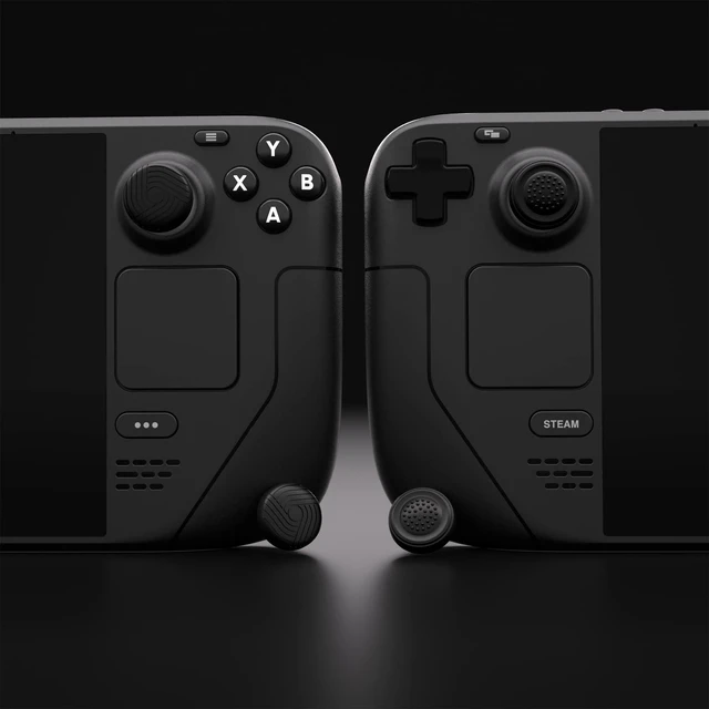 Alt view image 6 of 7 - PlayVital Thumb Grip Caps for Steam Deck LCD, Silicone Thumbsticks Grips Joystick Caps for Steam Deck OLED - Samurai & Guardian Edition