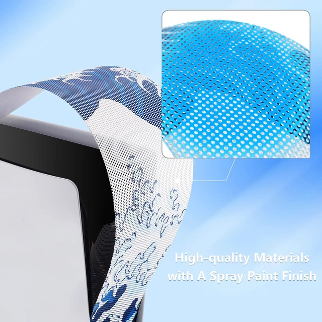 Alt view image 4 of 7 - PlayVital Dust Cover Net & Silicone Plug Set for PS5 Slim Console - 12 in 1 Anti-Dust Filter Kit for PS5 Slim Disc & Digital Version, Prevents Dust & Pet Hair - The Great Wave Off Kanagawa