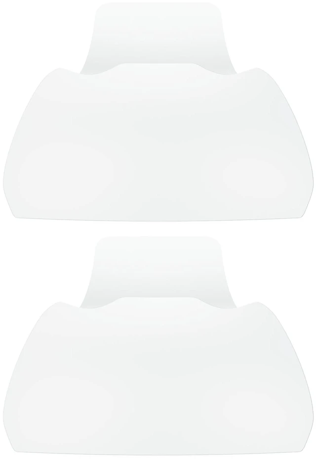 Alt view image 7 of 7 - playvital 2 Pack Controller Display Stand for ps5, Gamepad Stand Desk Holder for ps5 Controller Accessories with Rubber Pads, White