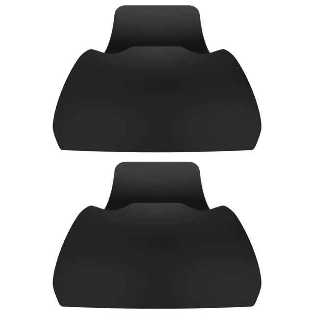 Alt view image 7 of 7 - PlayVital 2 Pack Controller Display Stand for ps5, Gamepad Stand Desk Holder for ps5 Controller Accessories with Rubber Pads, Solid Black