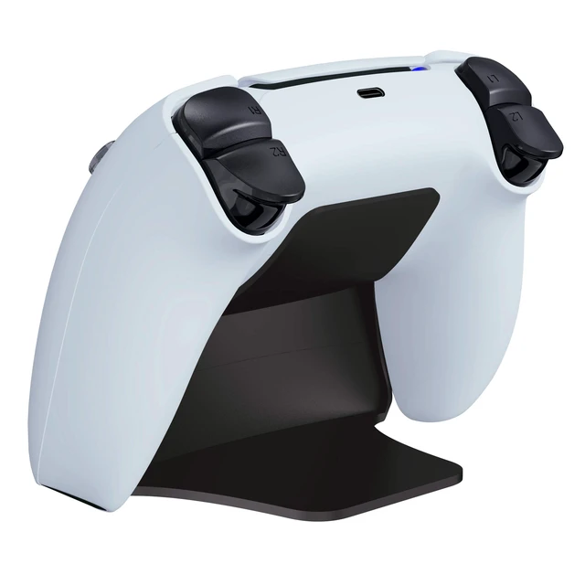 Alt view image 6 of 7 - PlayVital 2 Pack Controller Display Stand for ps5, Gamepad Stand Desk Holder for ps5 Controller Accessories with Rubber Pads, Solid Black